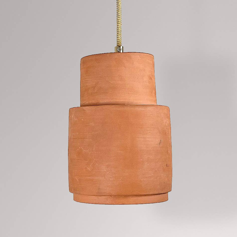 Greatceramics - Venta al por mayor Lámpara de araña y colgante - Lámpara Banzai Beach en terracota artesanal de arcilla10