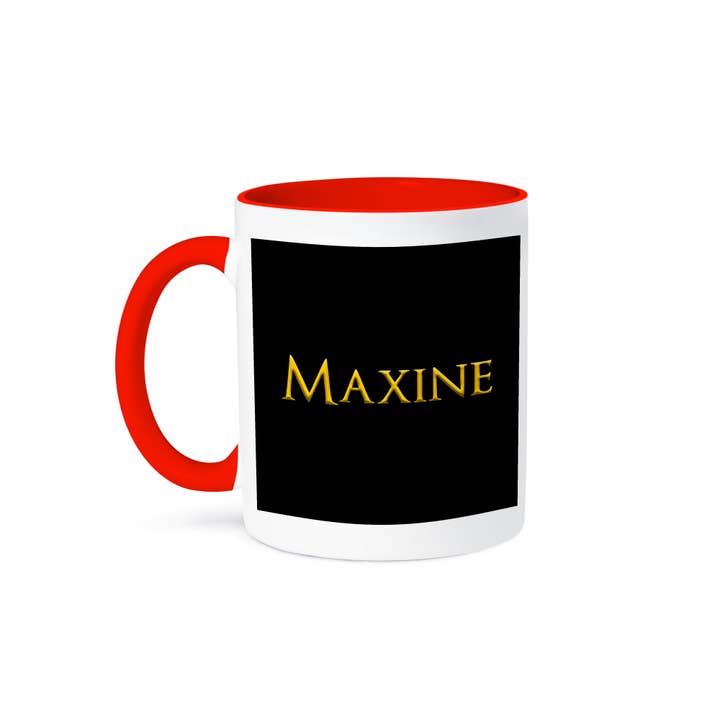 3dRose, Maxine popular, trendy lady name in the USA. Yellow on black charm, Mug and other Purchase Wholesale maxine. Free Returns & Net 60 Terms on Faire trending on Faire.