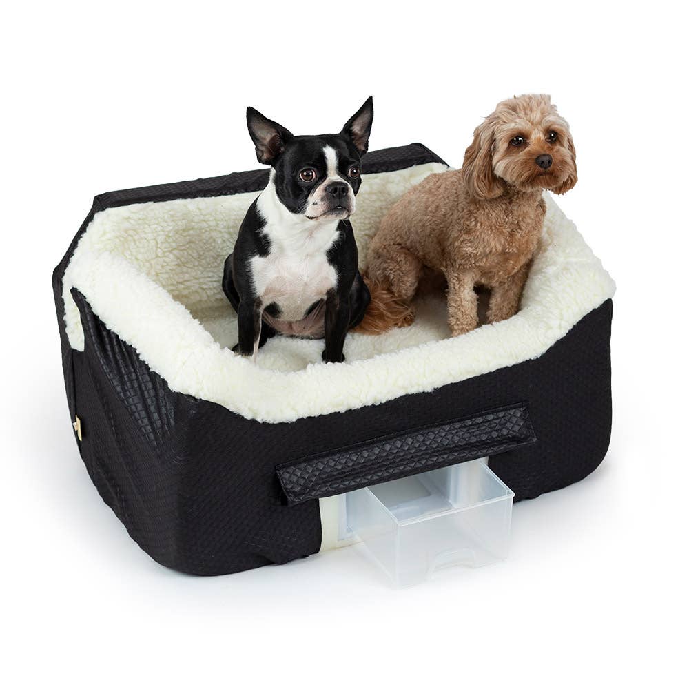 Snoozer Pet Products – Caixa de transporte - Cão por atacado – Assento de Carro para Cachorros Large Lookout II com Bandeja de Armazenamento0