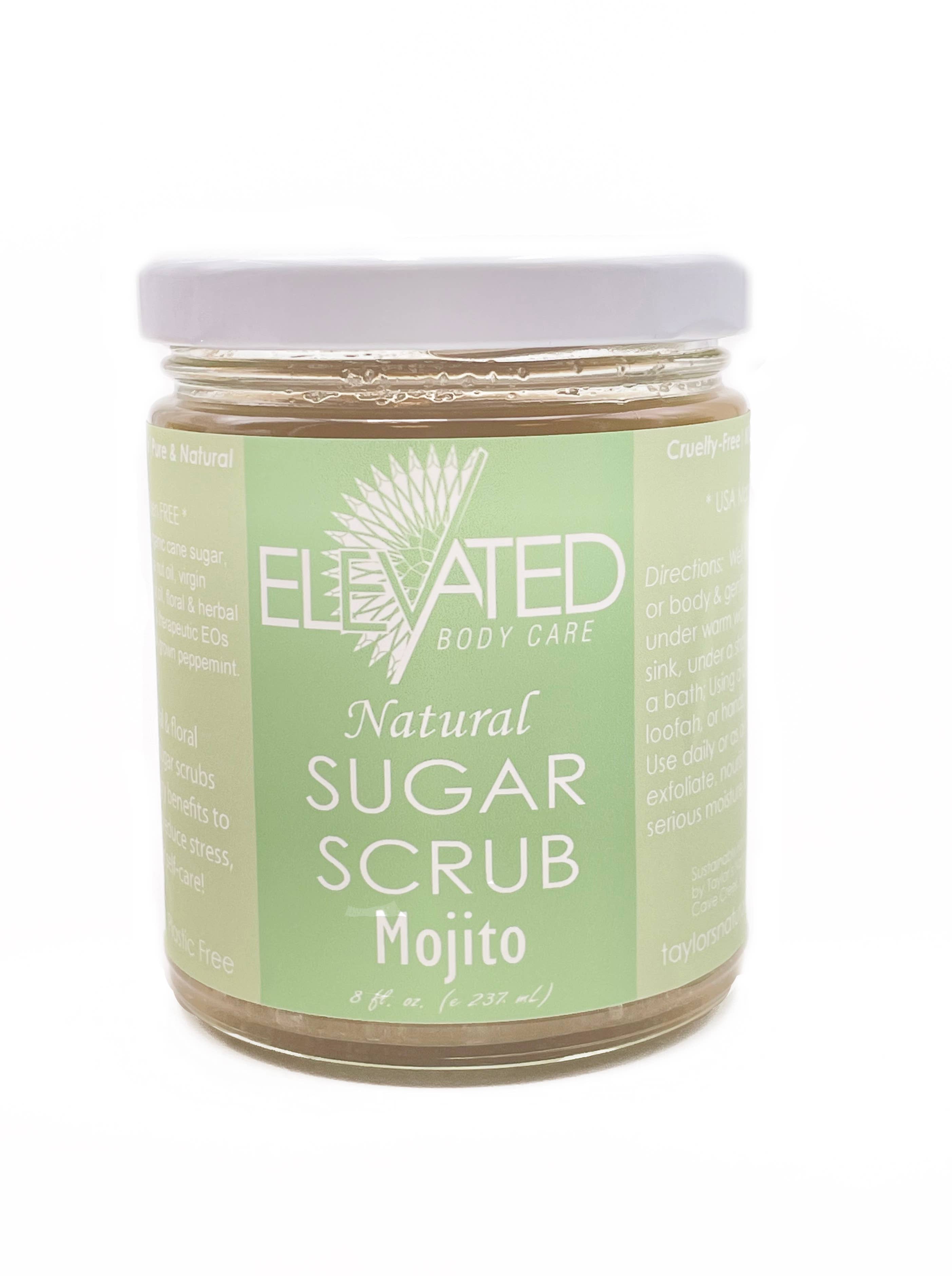 Taylor's Naturals - Vente Gommage/exfoliant pour le corps - ELEVATED - SUGAR SCRUB - Pot en verre - Pure et naturelle !1