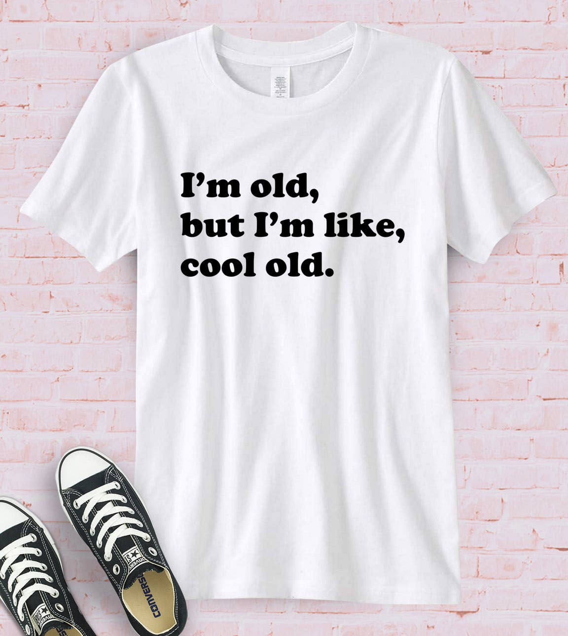 House Of Rodan - Vendita all'ingrosso Maglietta stampata - Unisex - Maglietta divertente divertente con scritta «I'm Old But I'm Like Cool»2