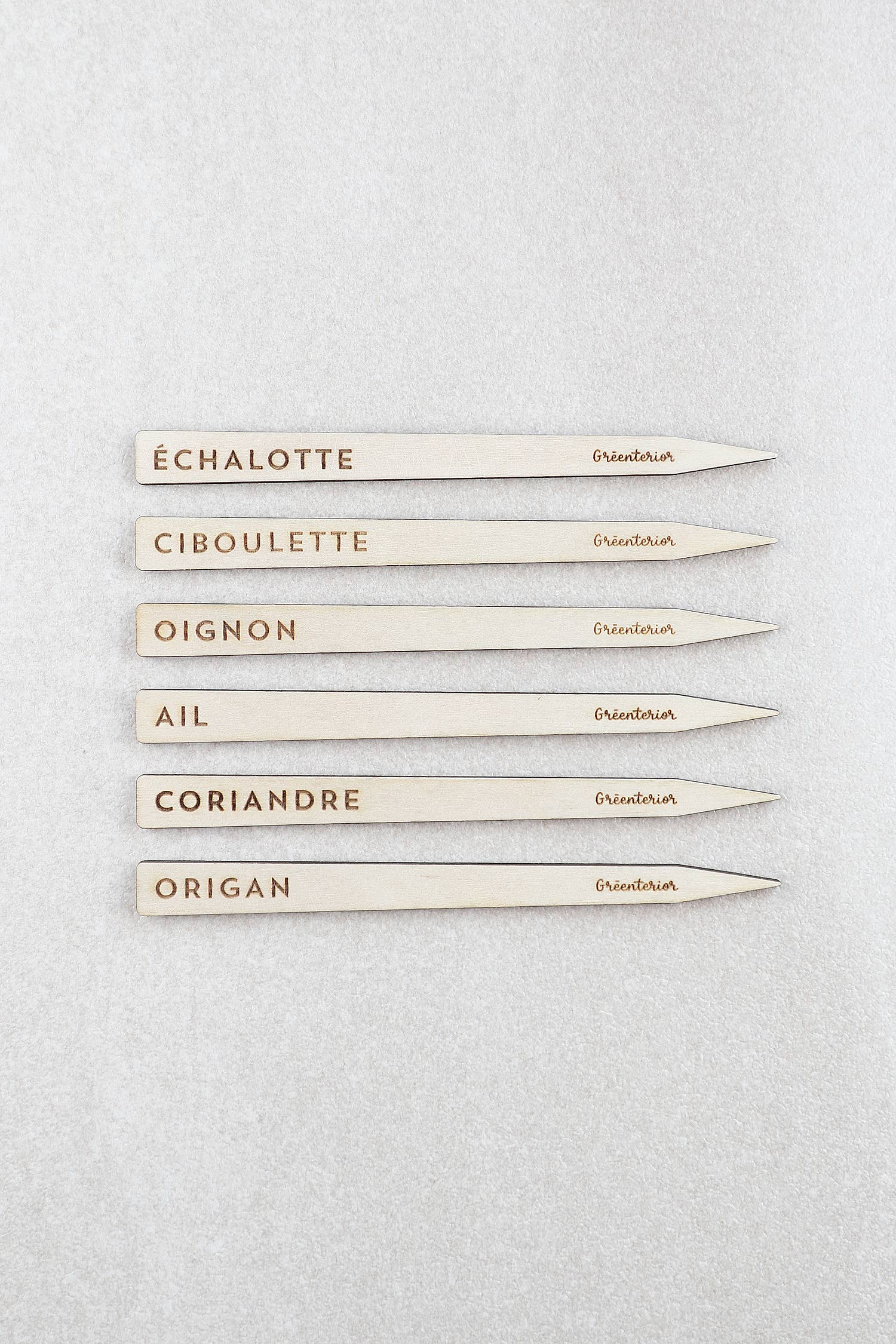 Greenterior - Wholesale Garden Tool - Chive Plant Marker - Wood