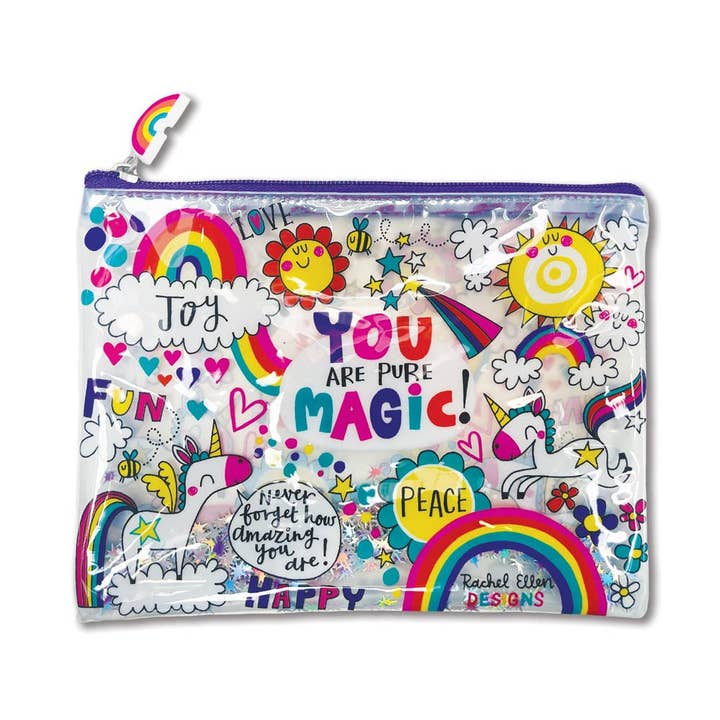 Rachel Ellen - North America - Wholesale Pencil Case/Pouch - Clear PVC Pencil Case - You Are Pure Magic