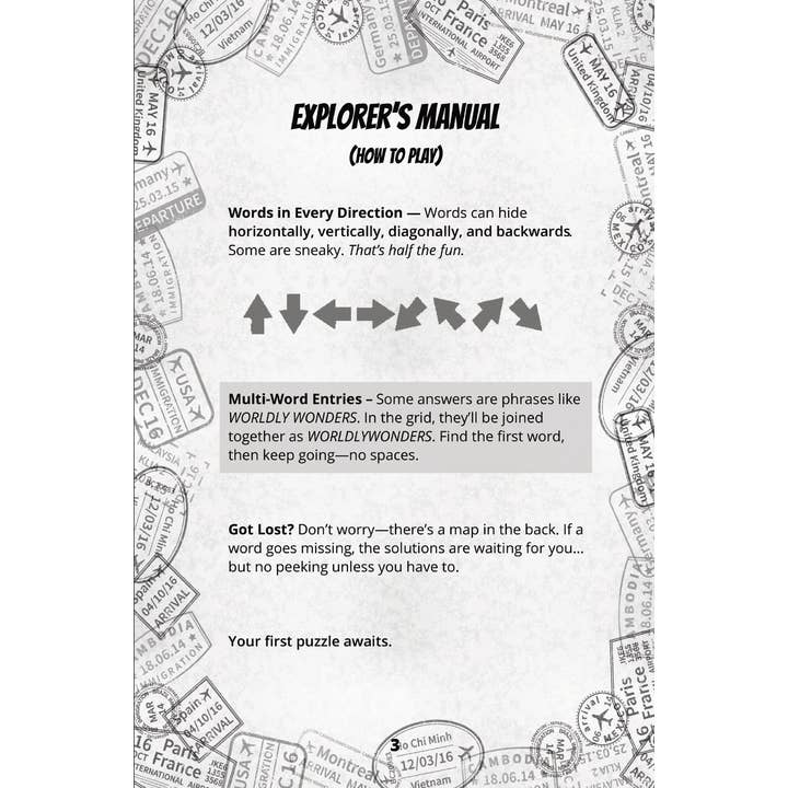 Unscreen Yourself! - Wholesale Puzzle - Adult - Worldly Wonders – Travel Word Search Puzzles with Trivia7