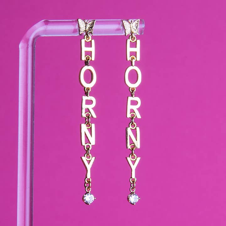 Boucles d'oreilles Crossword pour la vente par VidaKush