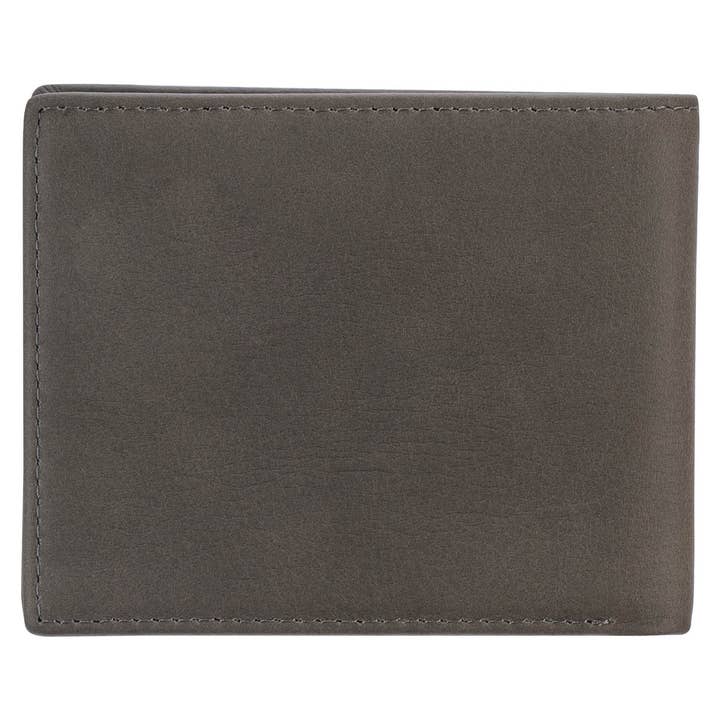 Christian Art Gifts - Vente Portefeuille – homme - Portefeuille en cuir gris avec insigne du sel de la Terre1