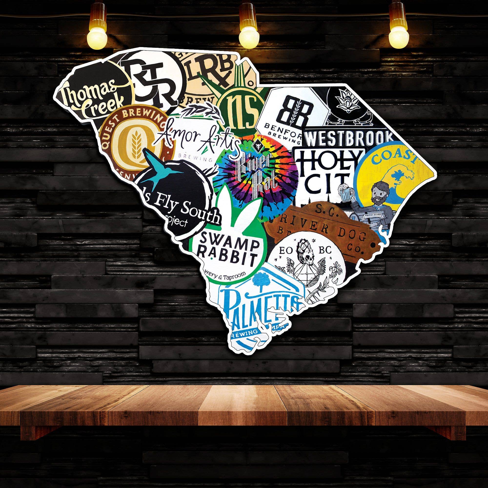States Of Brew - Wholesale Sign - "Hoppy Faces, Barley Places"17