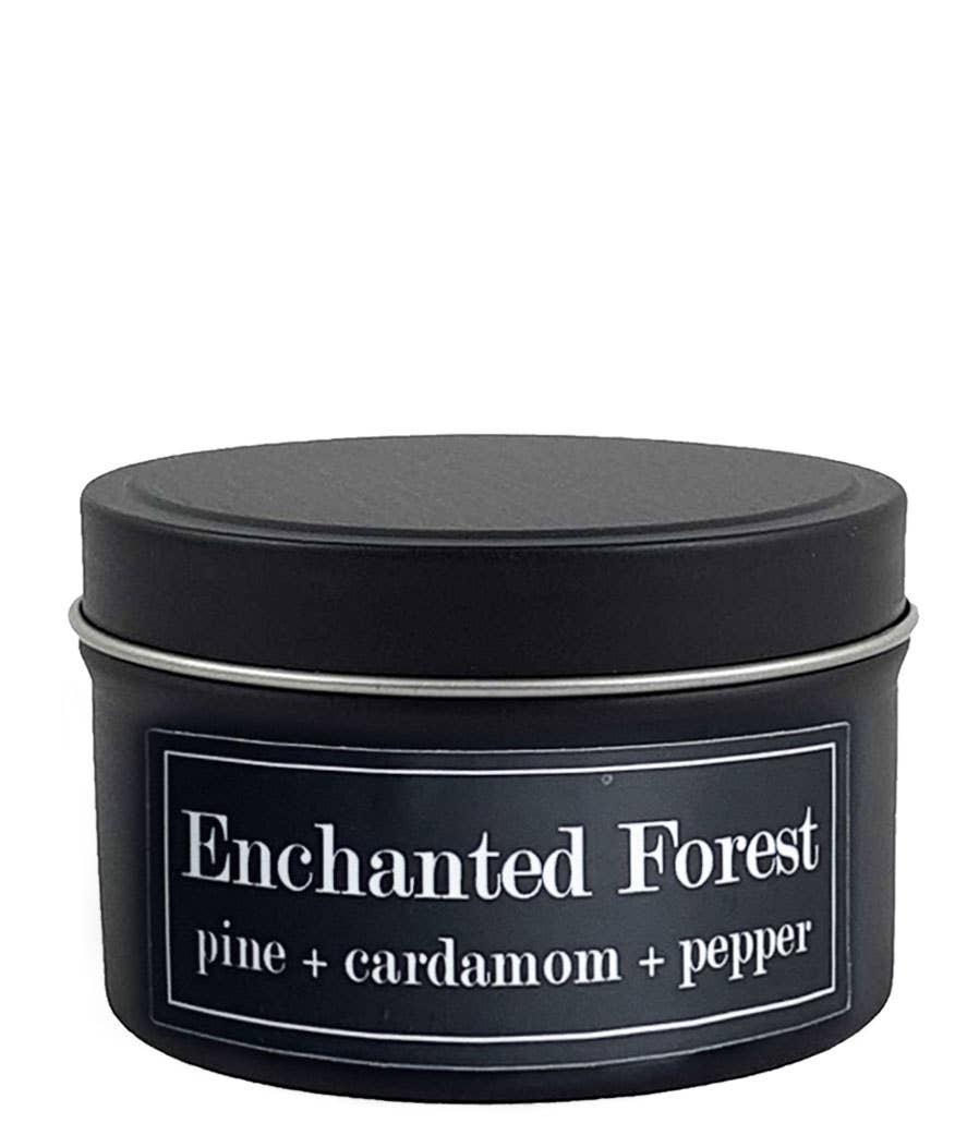 Fly Paper Products - Wholesale Travel Candles - Enchanted Forest 4oz Candle Fir + Cardamom + Pepper1