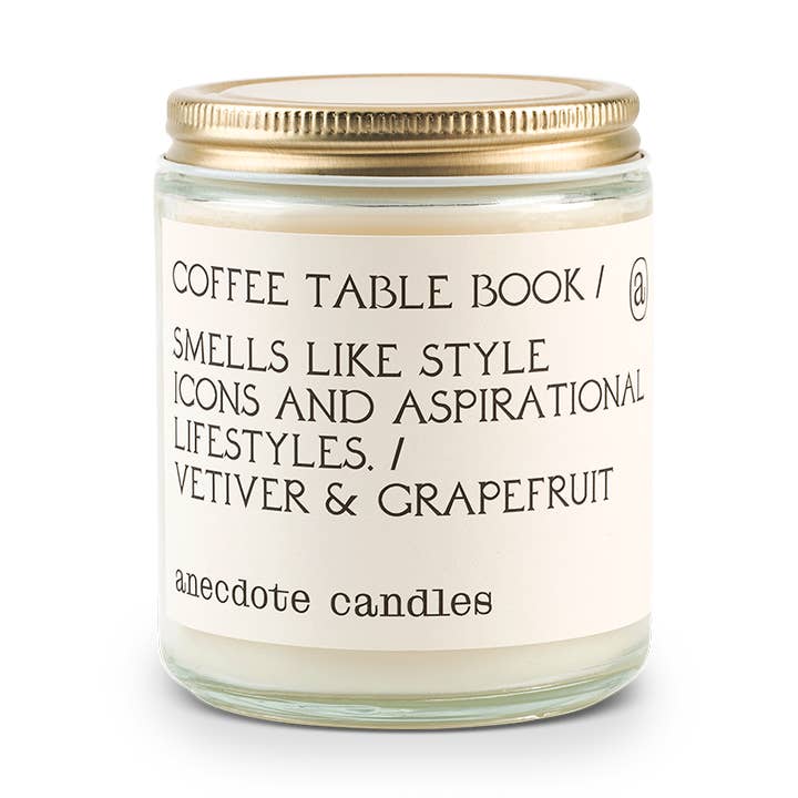 Vela Cable Book (Vetiver & Toranja) por atacado de Anecdote Candles