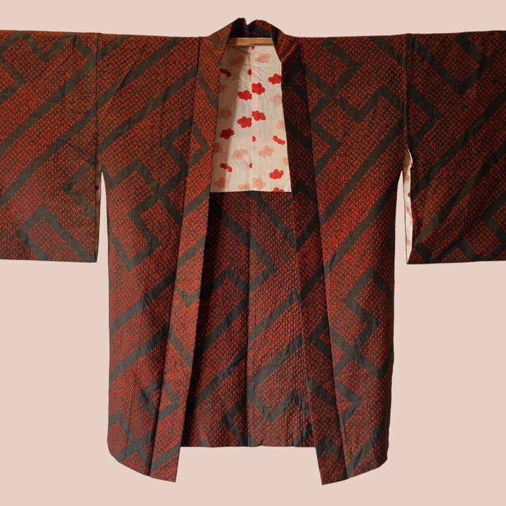 Annahmol - Wholesale Jacket - Women's - One-of-a-kind Vintage Silk Haori/Kimono Jacket8