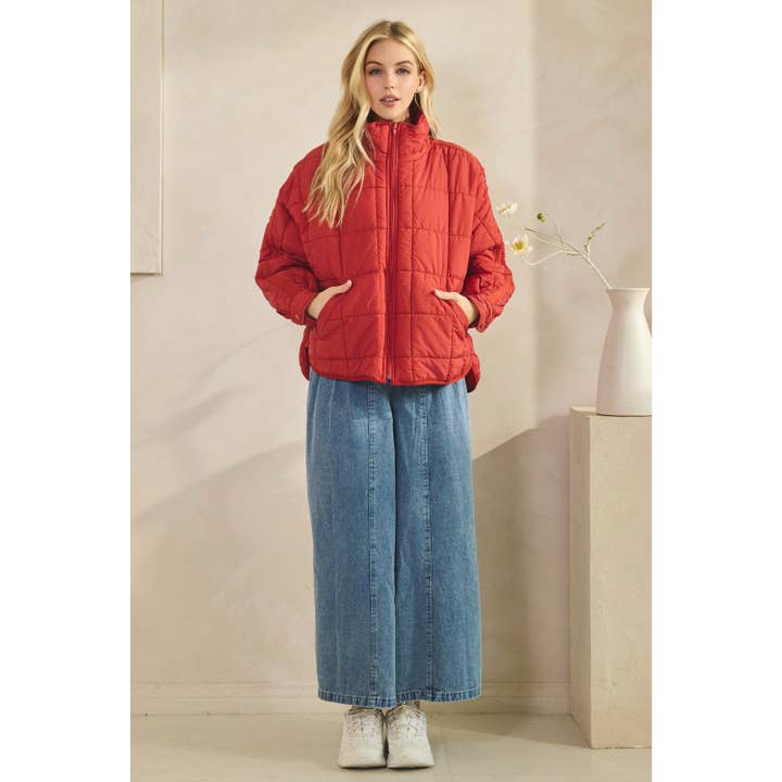 Veveret – wholesale Jacket – Women's – Zip Up Packable Puffer Jacket8