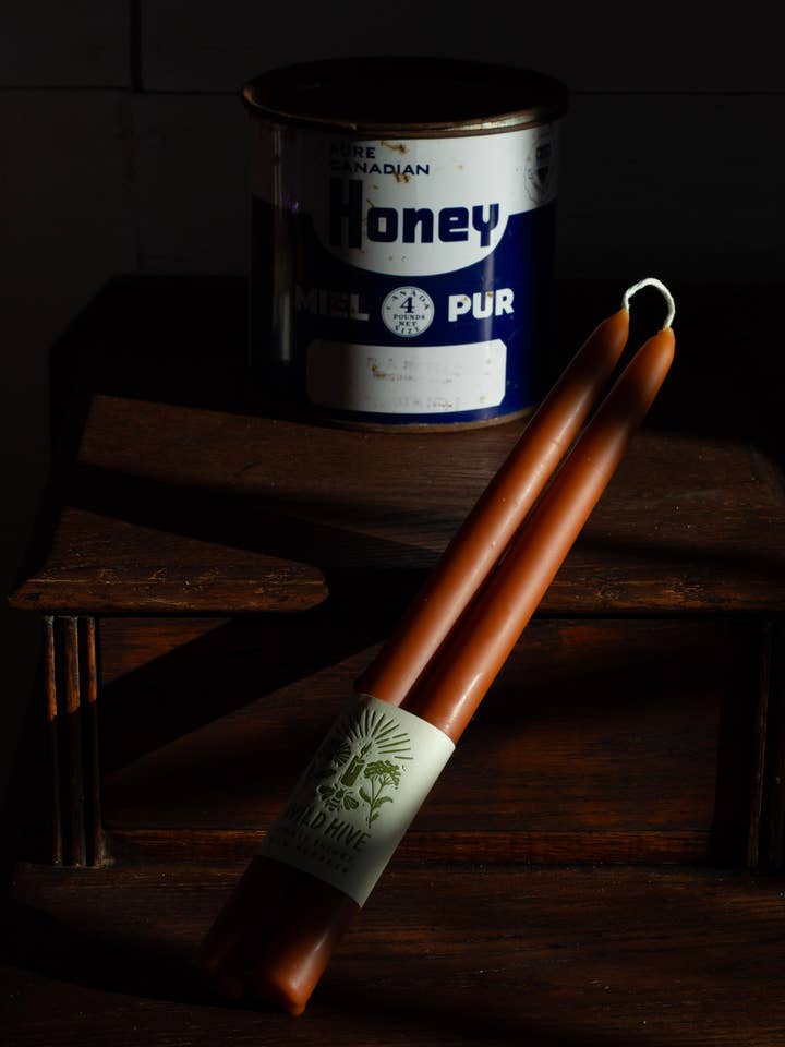 Terracotta Tapers for wholesale by Wild Hive Apiary