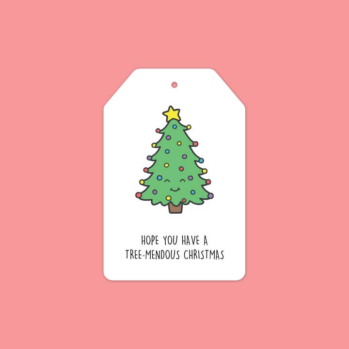 Etiqueta de Presente de Natal: Natal Árvor-incrível | Árvore por atacado de Hey Hunny