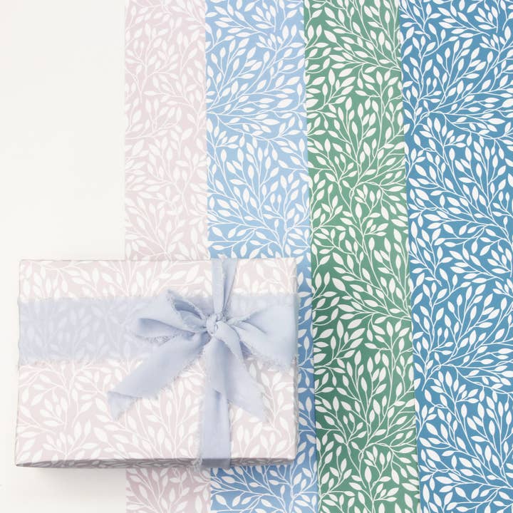Leafy Design Gift Wrapping Paper - Superior Quality for wholesale by Mac and lilly