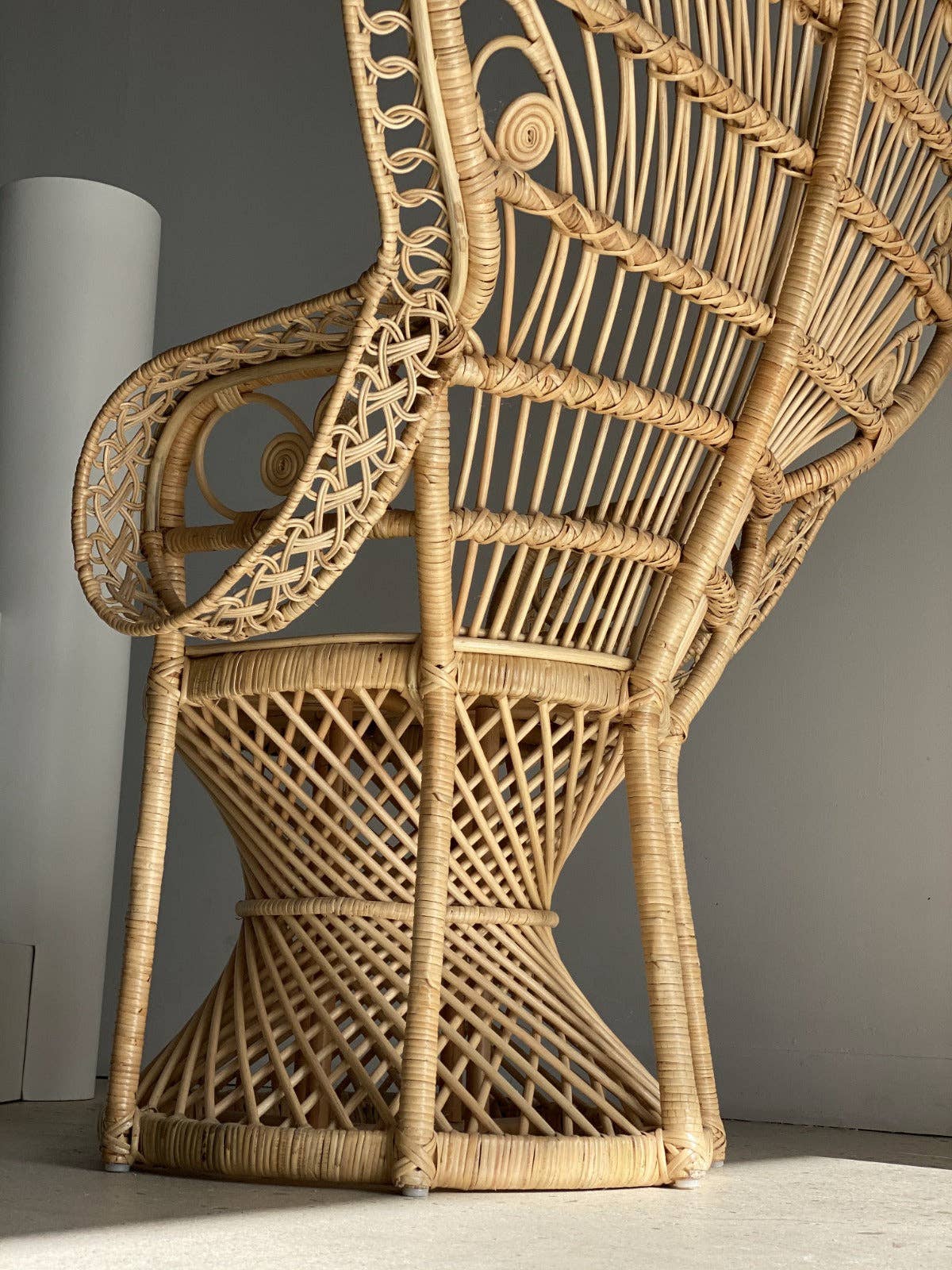 Office Objets - Wholesale Chair - Emmanuelle armchair in rattan with peacock patterns33