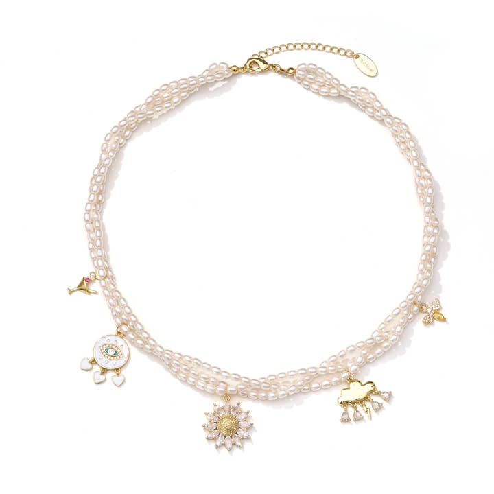 Jubilance Pearl Necklace Gift for wholesale by Val Naïf