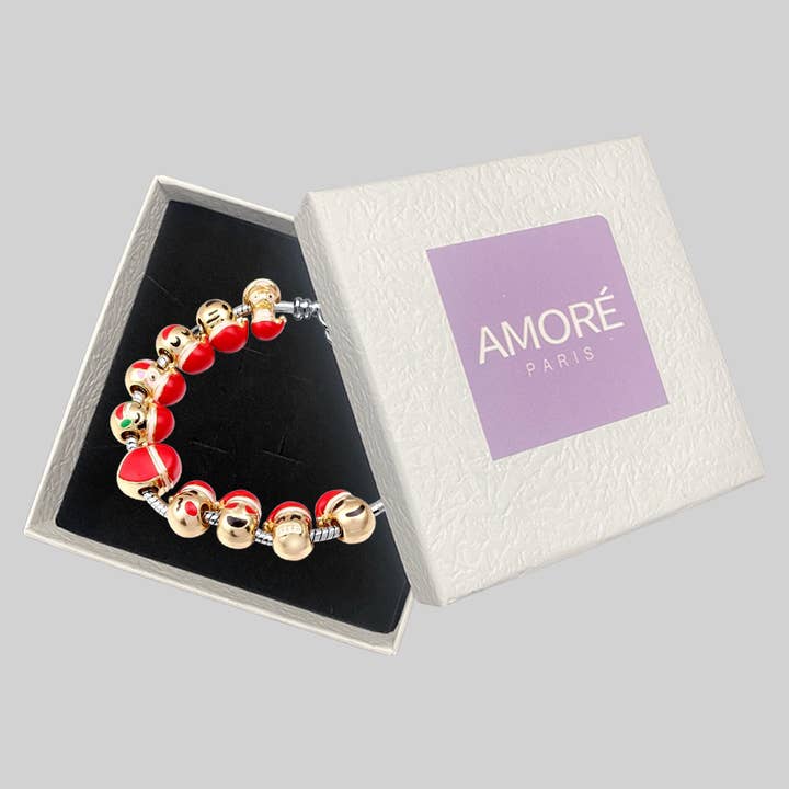 PULSERA DE EMOJI DE PAPÁ NOEL DE NAVIDAD para venta al por mayor de The American Gift Company (TAGCO)