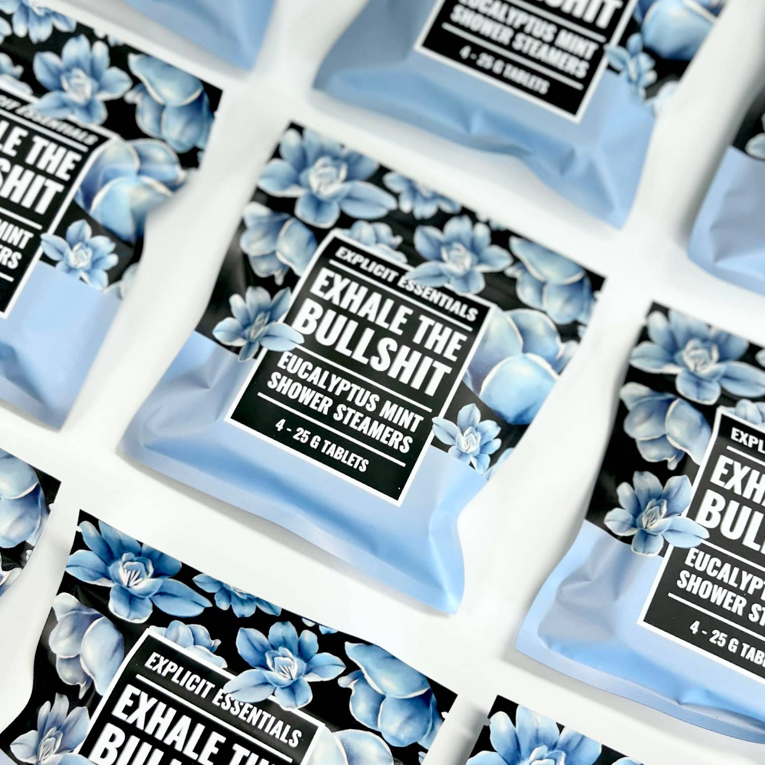 Explicit Essentials - Wholesale Shower Steamer/Bomb - Exhale The Bullsh!t Shower Steamers6