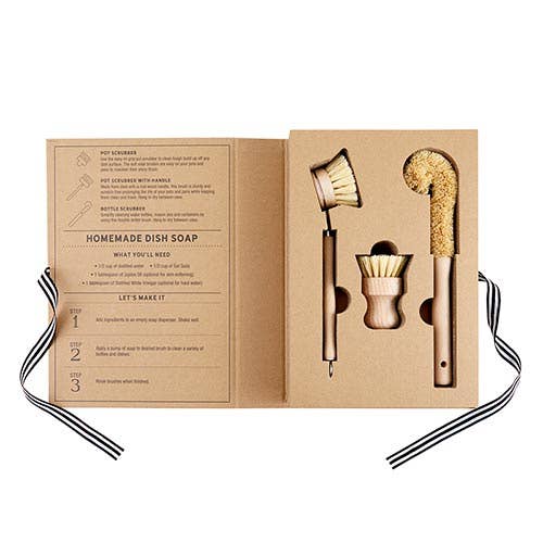 Santa Barbara Design Studio by Creative Brands - Wholesale Cleaning Brush - Pot + Bottle Cleaning Book Box