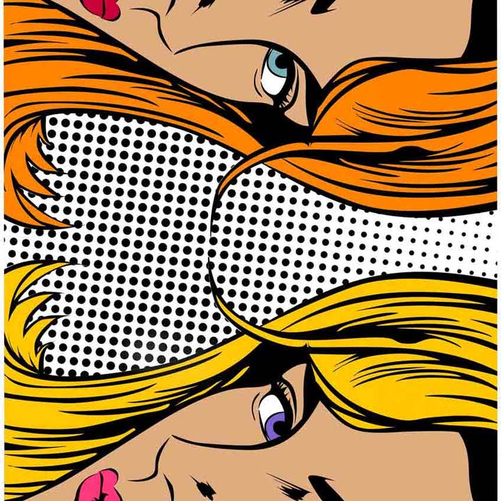 Mesmer-Eyes Pop Art A1 Posh Chalk Deluxe Decoupage for wholesale by WoodUbend