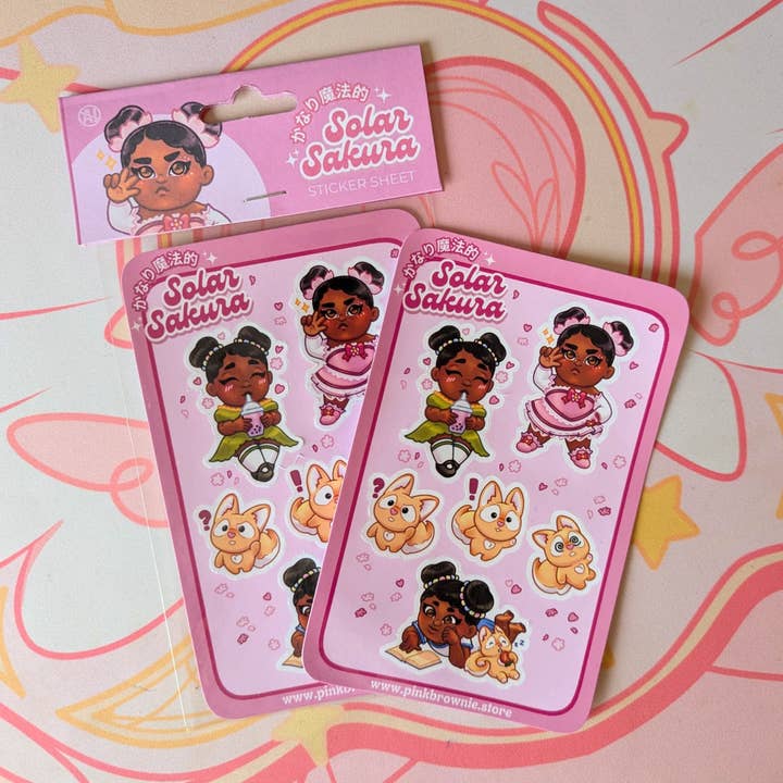 Solar Sakura - Sticker Sheet for wholesale by Pink Brownie
