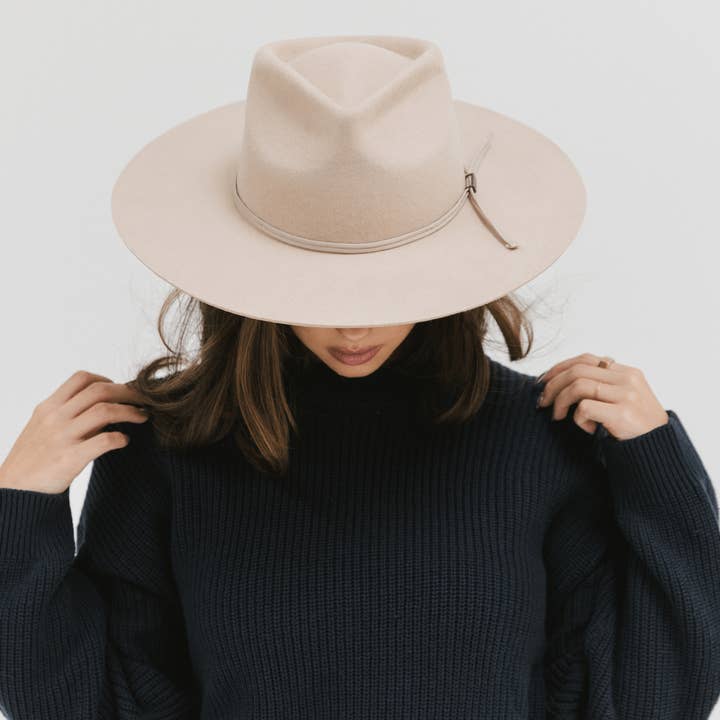 Gigi Pip - Wholesale Fedora - Women's - Emery Teardrop Fedora