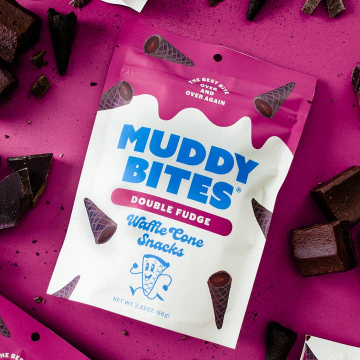 Muddy Bites - Wholesale Cookie - Double Fudge Waffle Cone Snacks3