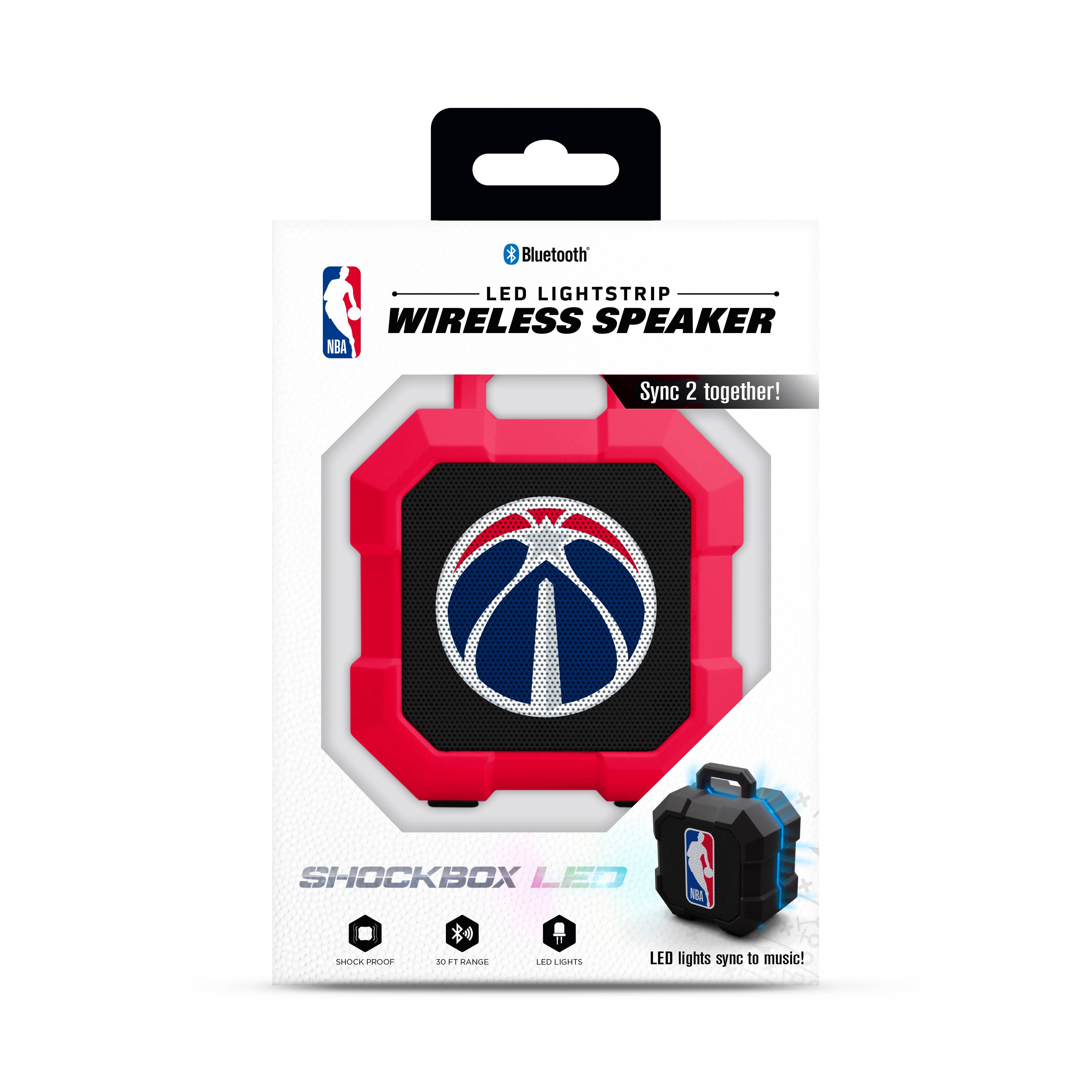 Prime Brands Group - Wholesale Speakers - NBA Washington Wizards Shockbox Wireless Speaker2