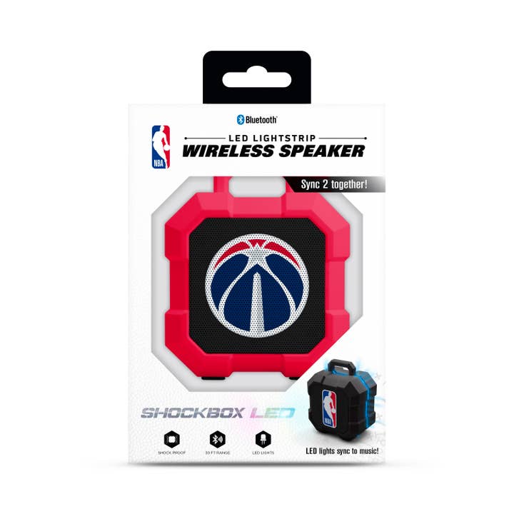 Prime Brands Group - Wholesale Speakers - NBA Washington Wizards Shockbox Wireless Speaker2