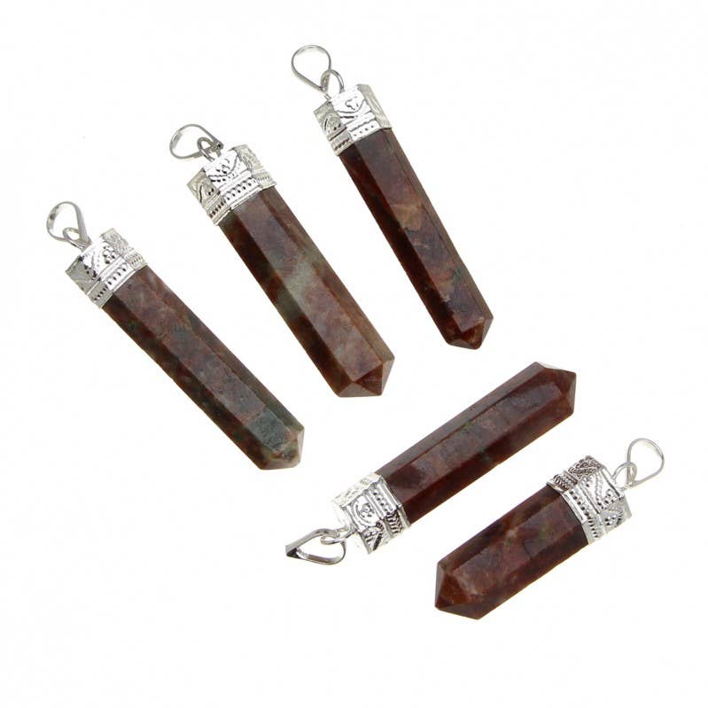 UniArt - Wholesale Individual Charm/Pendant - Semi-precious stone point pendant3