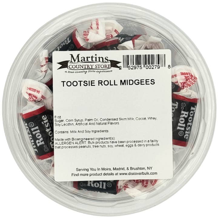 Martin's Country Store LLC – Engroshandel Bolcher – TOOTSIE ROLL MIDGEES 8oz