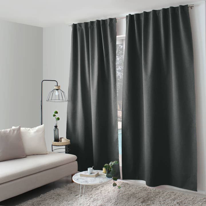 DECOSTARS - CmaDECO - Wholesale Curtain - 100% Blackout Curtain, 140x240cm, Hidden Tabs, Eclipse8