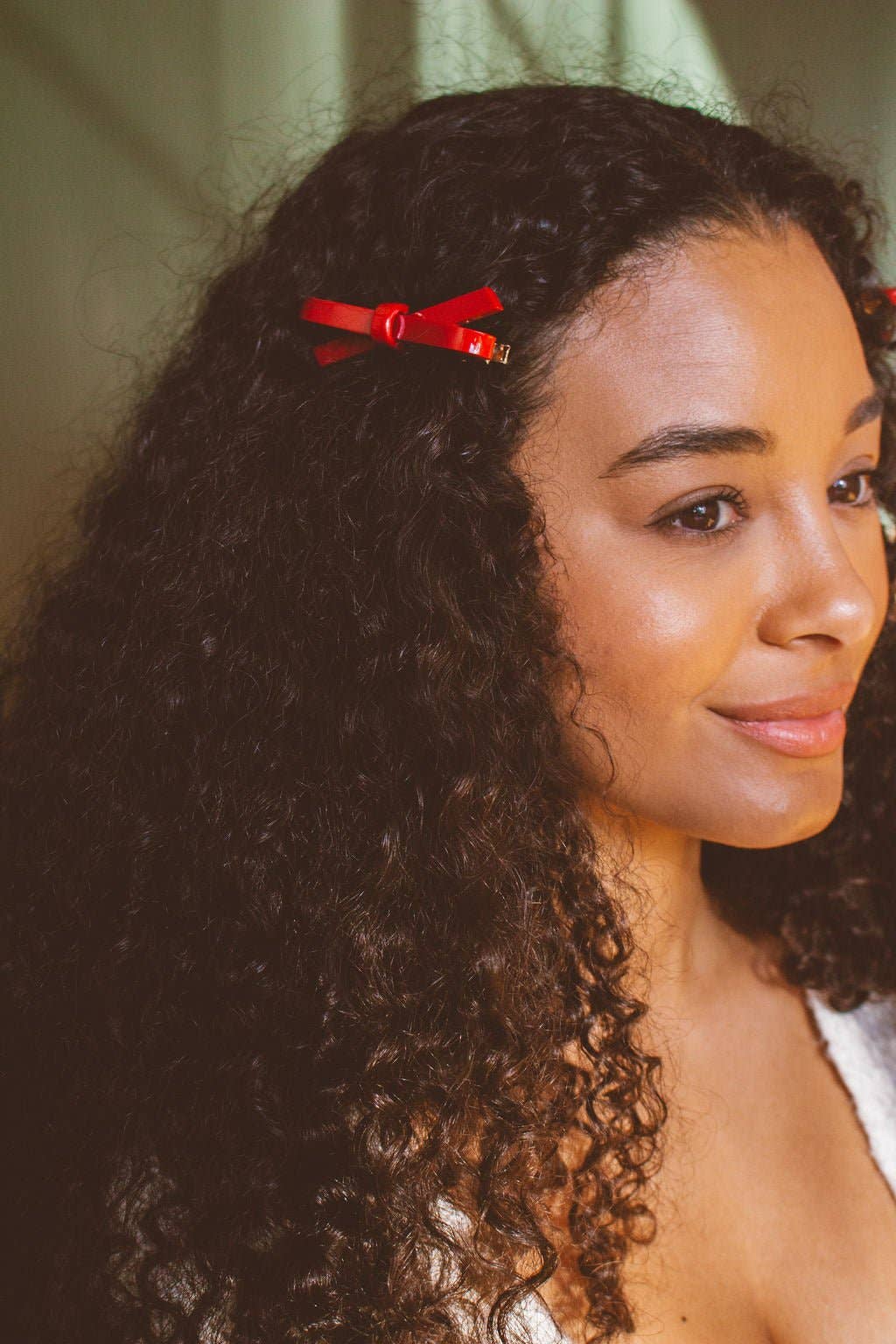 Shop Andi - Wholesale Hair Bow - Women's - Ruby Red Acetate Bow Clip 2-pack1