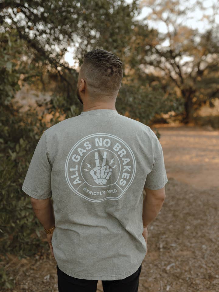 Strictly Wild - Wholesale Screen Printed T-Shirt - Kids - All Gas No Brakes T-Shirt6