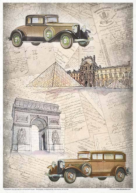 ITD Collection – material para artesanato por atacado – RP022 - Conjunto Criativo de Papel de Arroz - 11 peças x A4 / 8,27x11,7 pol.9