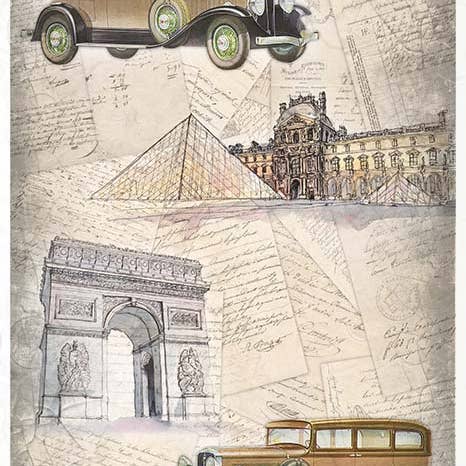 ITD Collection – material para artesanato por atacado – RP022 - Conjunto Criativo de Papel de Arroz - 11 peças x A4 / 8,27x11,7 pol.9