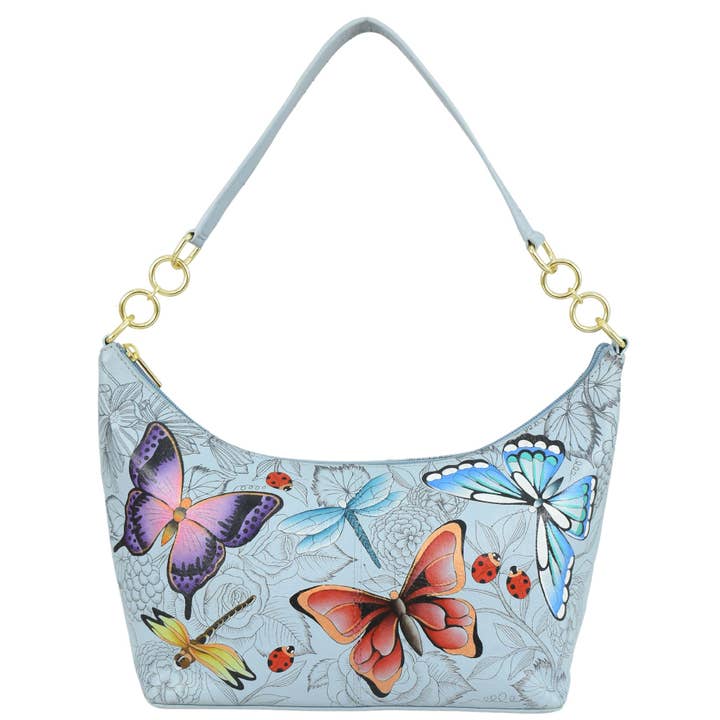 Large East/West Hobo - 7571 for wholesale by Anuschka | Vanya Lara (USA)