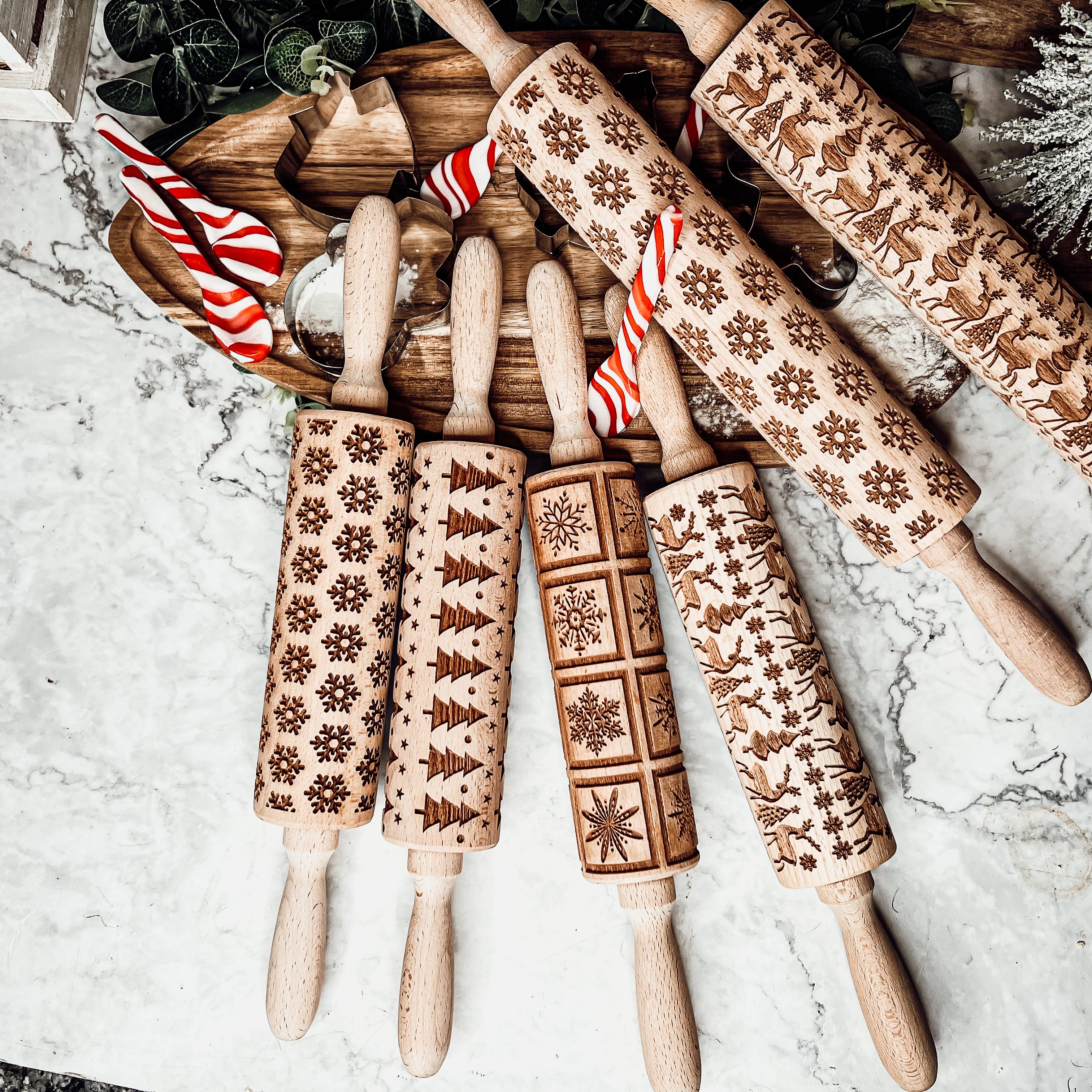 Gia Roma - Wholesale Kitchen Tool/Gadget - Wood Rolling Pins for Cookies & Baking Gift, Holiday Kitchen32