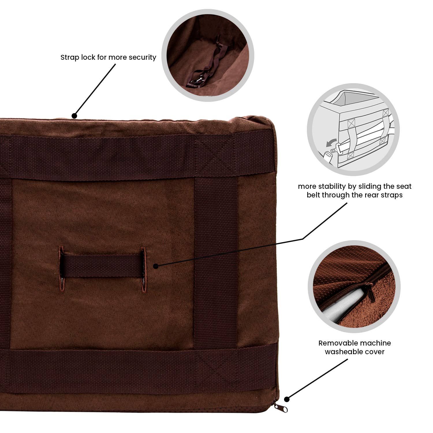 Precious Tails - Wholesale Pet Carrier - Cat/Dog - Precious Tails High Density Foam Pet Booster Seat20