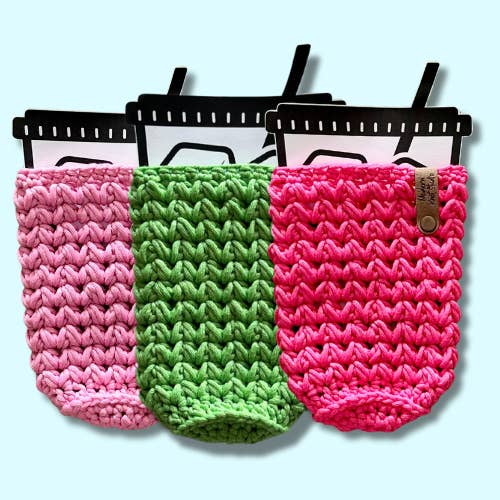 Meadow Iced Coffee Koozie - Bright Collection for wholesale by Modern Knot Studio