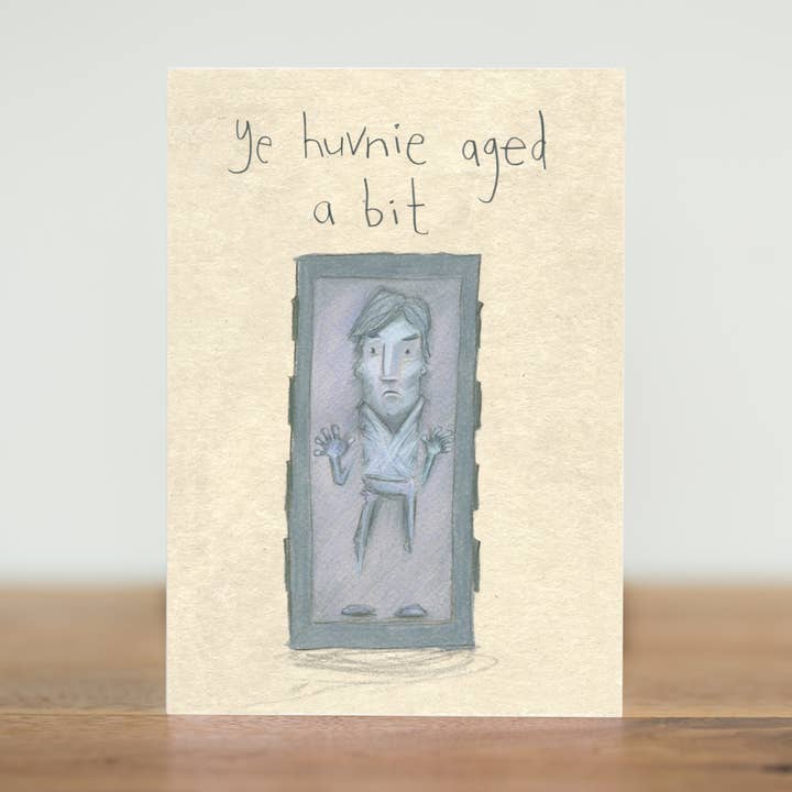 huvnie ist ein bisschen gealtert - Star Wars Geburtstag - Schottische Karte für den Großhandel von The Grey Earl