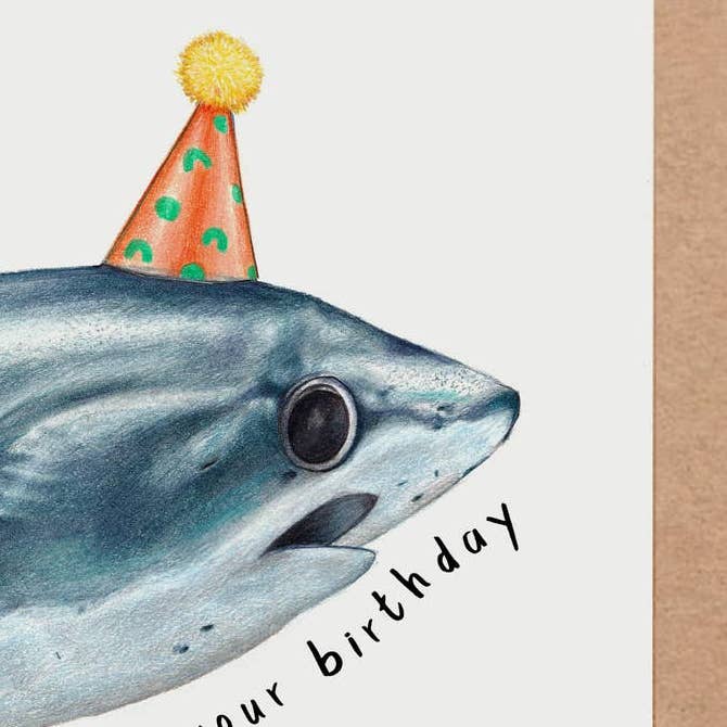 Beth Goodwin Designs - Wholesale Birthday Card - Funny Shark Card | Fish Greetings Cards | Birthday Cards1
