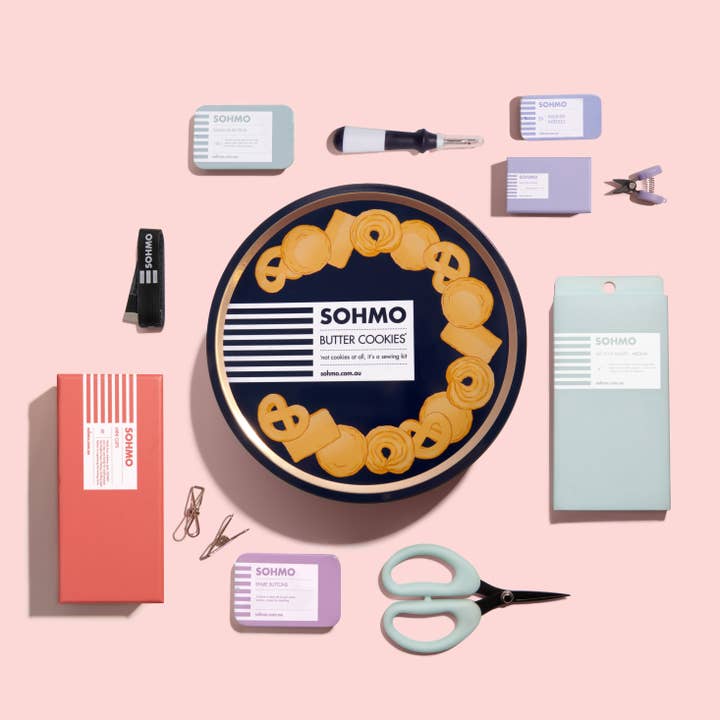 SOHMO - Wholesale Craft Sewing Kit - SOHMO - Butter Cookies Sewing Kit