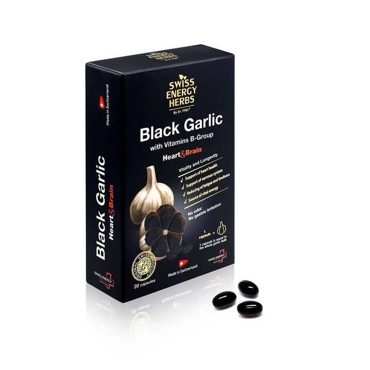 SwissHerbs Pharma GmbH - Wholesale Oral Supplement/Vitamin - Swiss Energy Herbs, Black Garlic supplements with Vitamins B