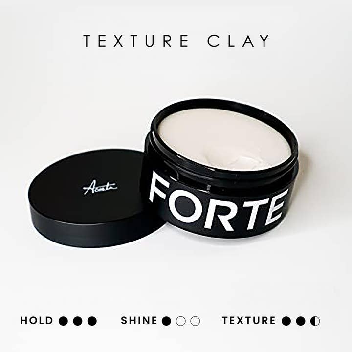 Forte Series, Inc. - Wholesale Hair Styling Gel/Mousse - Texture Clay - Extreme Hold - Texture & Volume - 2.5 Oz