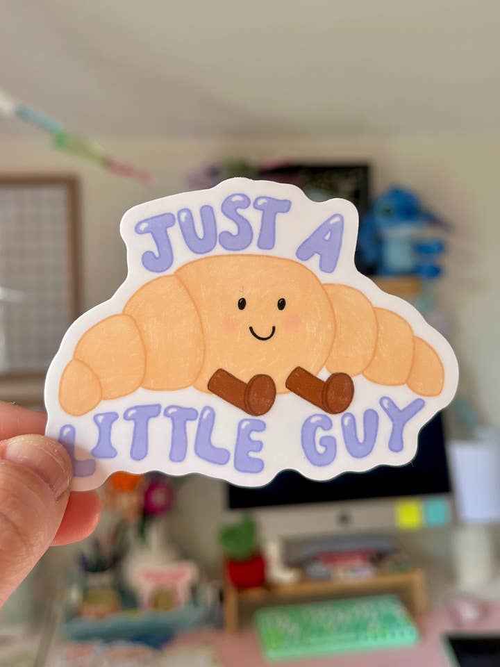 Just a Little Guy Vinyl Sticker for wholesale by Hanstan Studio