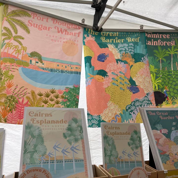 Microfibre Towels (Tea Towel + Gym Towel) for wholesale by Designs by Claudia