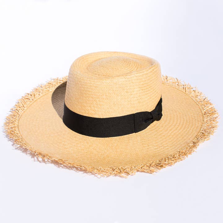 Playa (Loose straw) - Summer Straw Panama Hat Unisex for wholesale by Elegancia Tropical Genuine Panama Hats