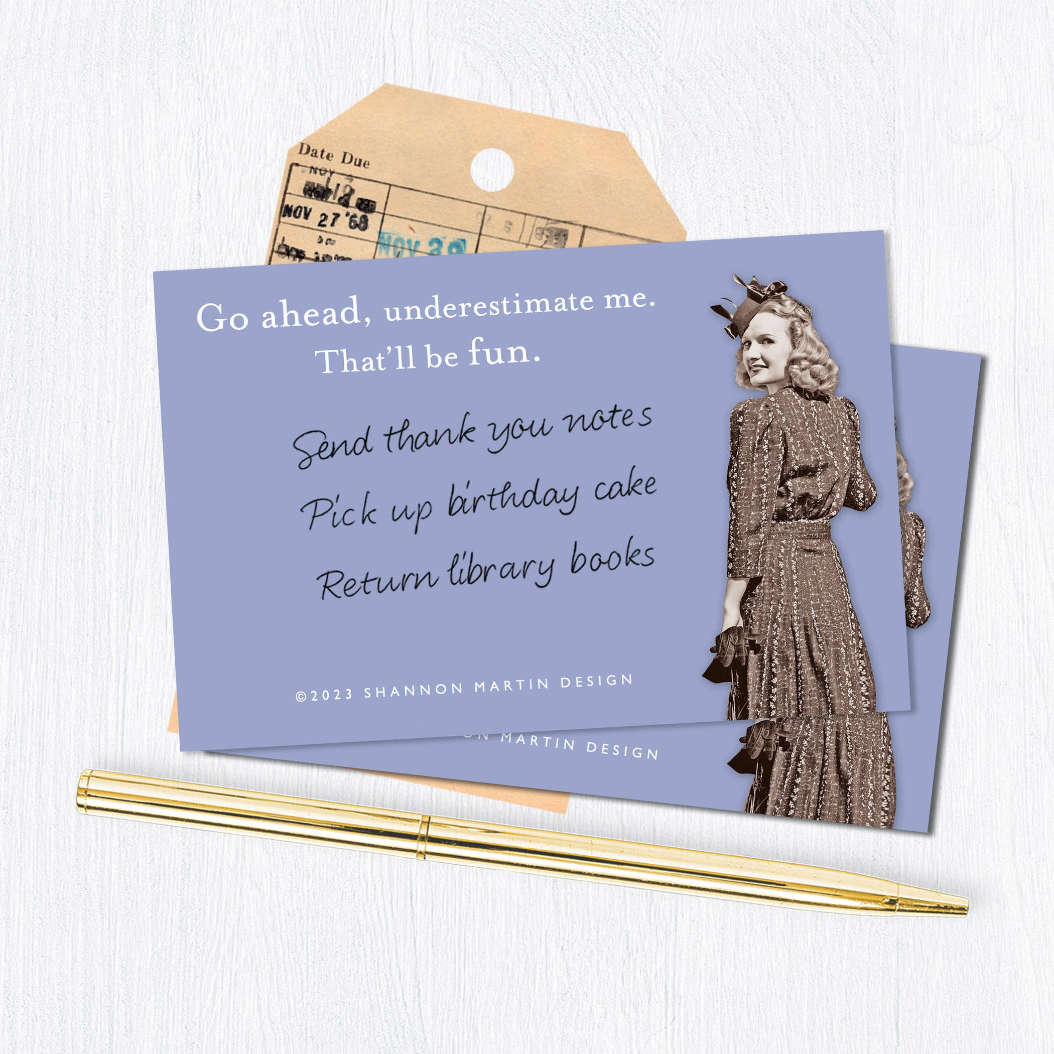 Shannon Martin Design - Wholesale Sticky Notes - Go Ahead Sticky Note1