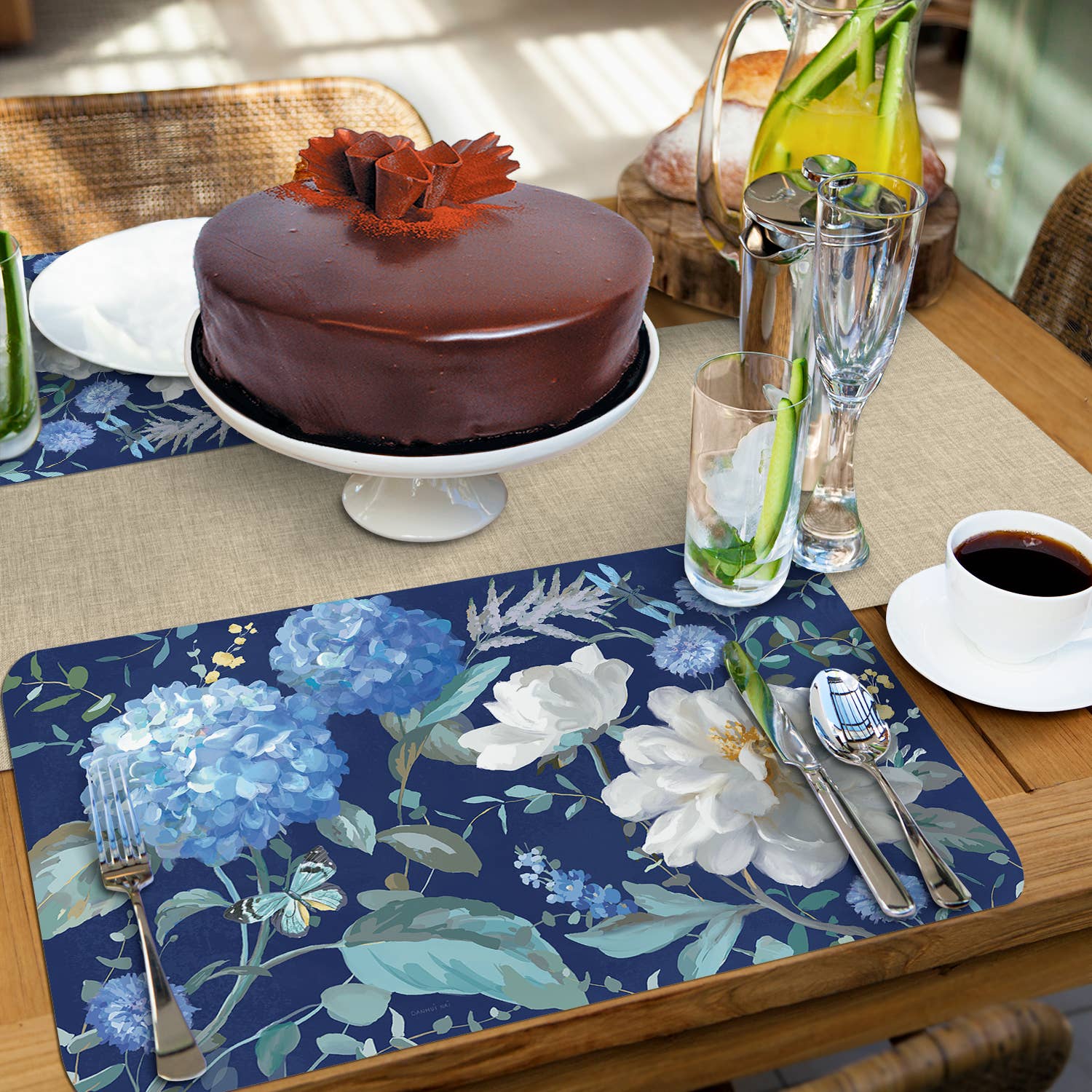 CounterArt/Highland Home/Thirstystone/CoasterStone – wholesale Placemat – "Spring Morning" Reversible Rectangular Plastic Placemat6